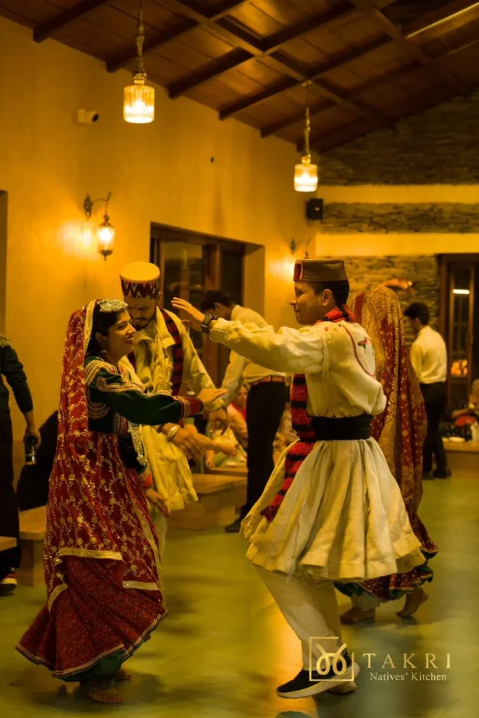 Himachali dance at Takri